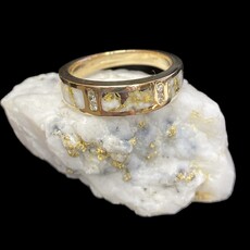 Gold Quartz Ring RL733D8Q-(G4) size 7.25
