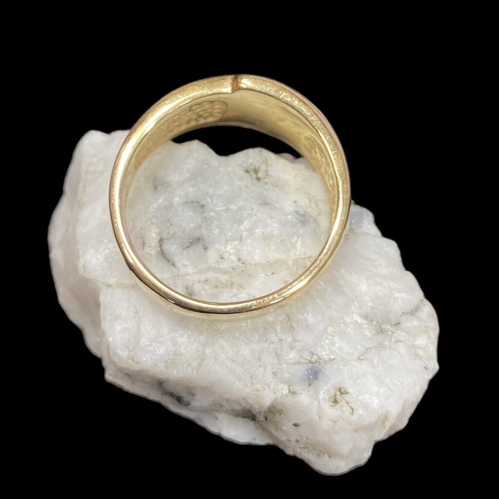Oro Cal Gold Quartz Ring - RL882D8Q - 7.5