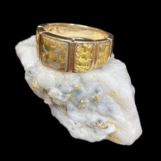 Gold Quartz Ring RL1046NQ - (G5) size 7.5