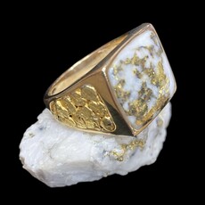 Oro-Cal Quartz Ring - RM1004Q - 11.5