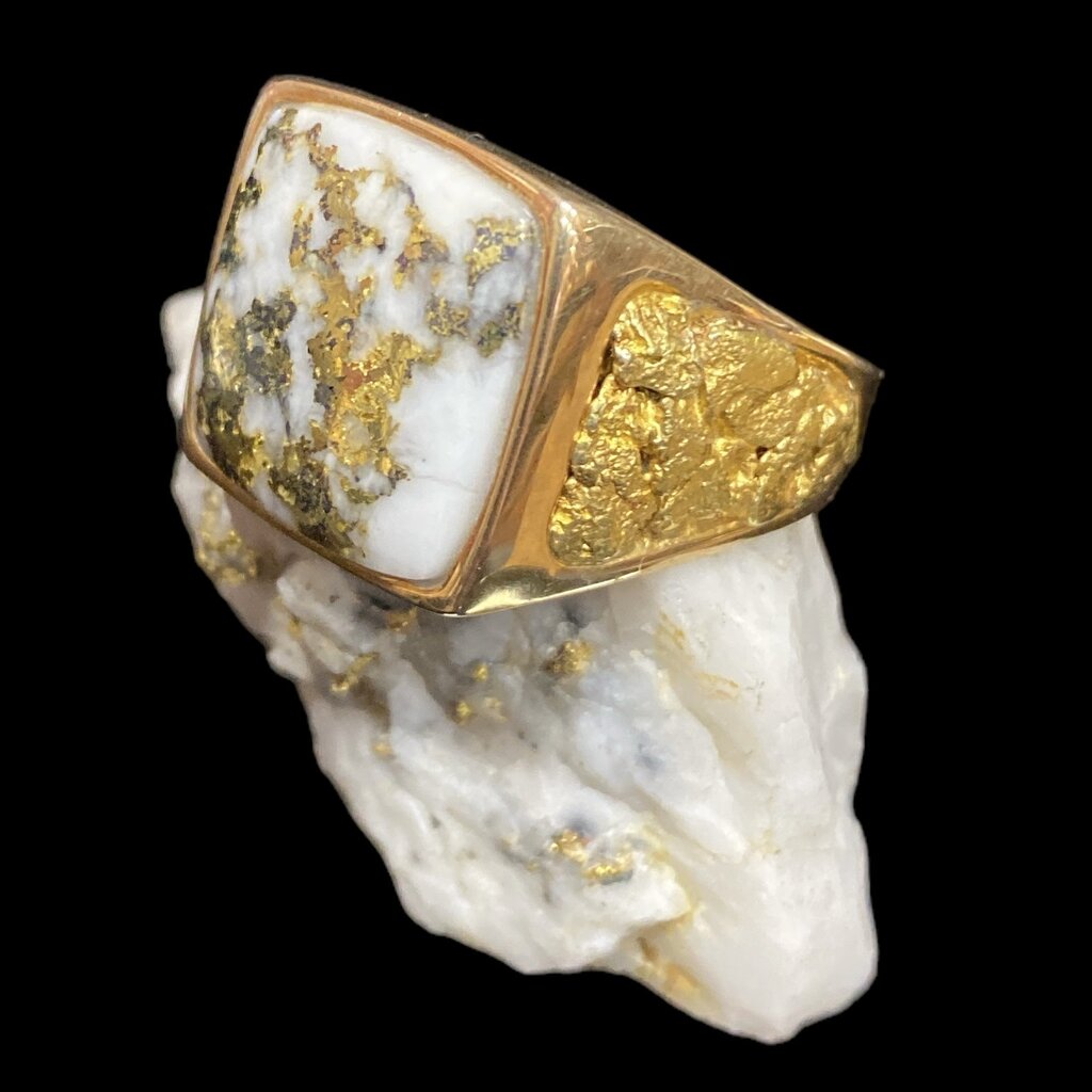 Oro-Cal Quartz Ring - RM1004Q - 11.5