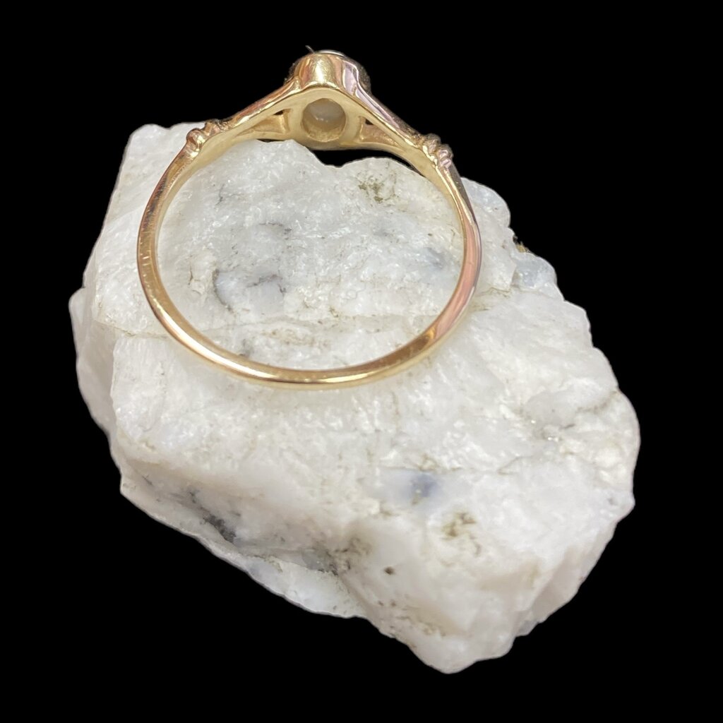 Gold Quartz Ring RL725Q-(G4) size 6.75