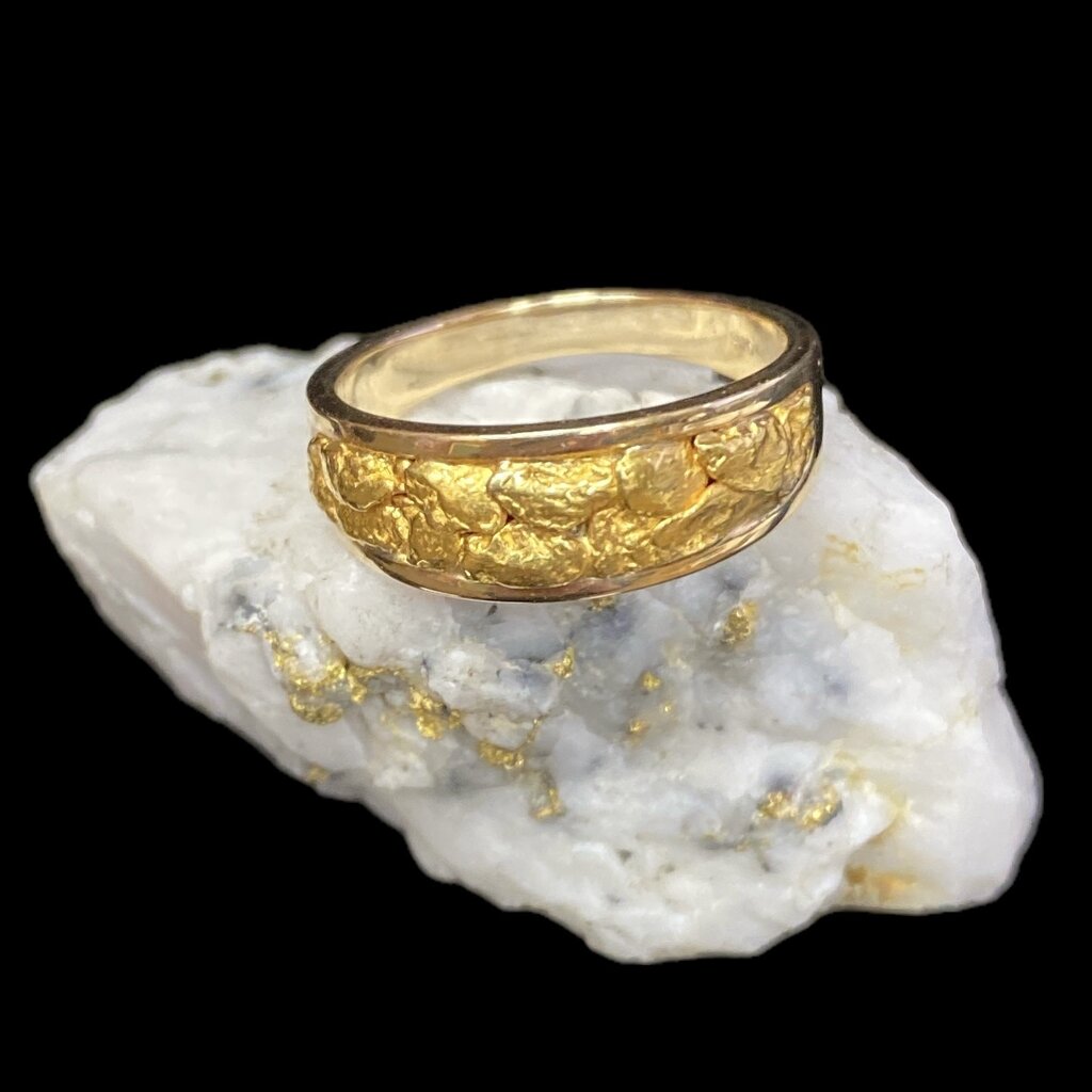 Gold Quartz Ring - RL7MMT - 6.25