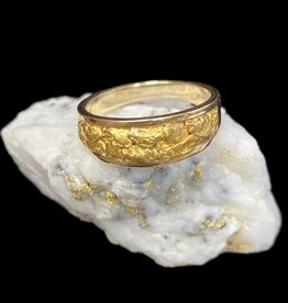 Gold Quartz Ring - RL7MMT - 6.25