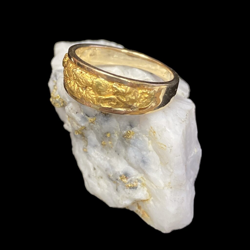 Gold Quartz Ring - RL7MMT - 6.25