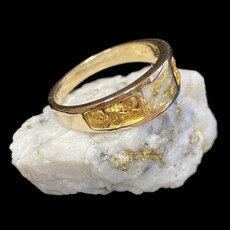 Gold Quartz Ring - RM6520LQ - 11