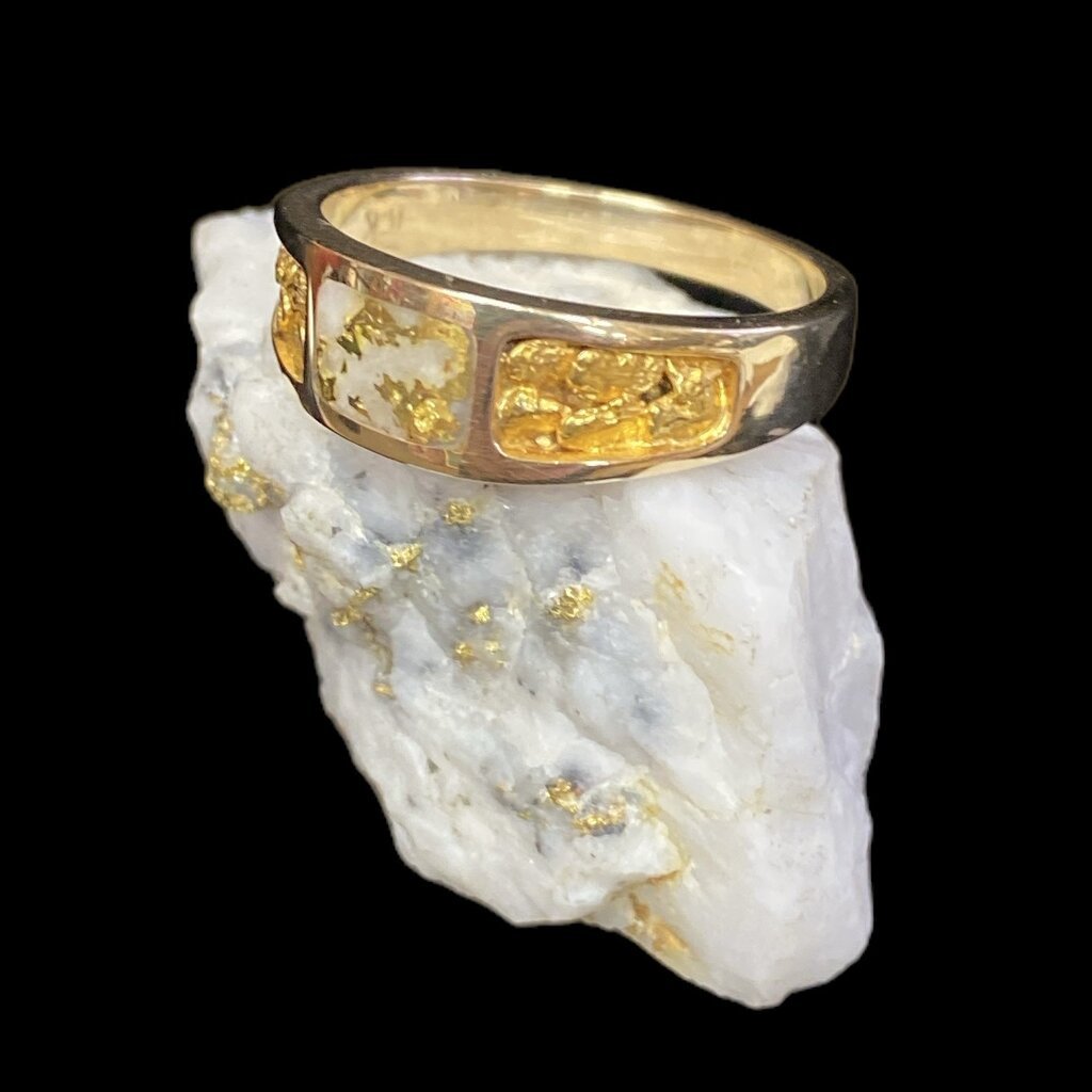 Gold Quartz Ring - RM6520LQ - 11