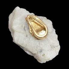 Oro Cal Gold Quartz Pendent  .08ct  PDL47SD8QX