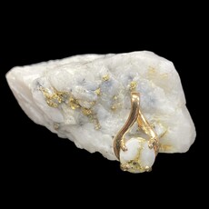 Gold Quartz Pendant - PN895Q