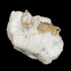 Gold Quartz Earrings EN442Q (G4)