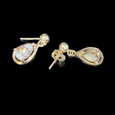 Gold Quartz Earrings EN442Q/PD (G4)