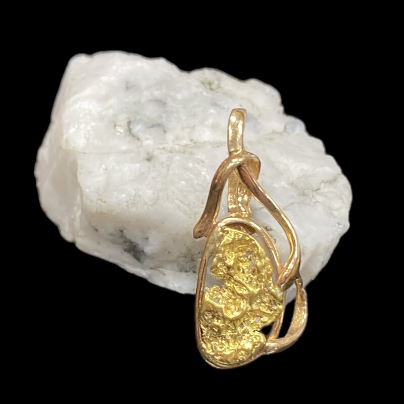 Oro Cal Gold Nugget Pendent_PN866N