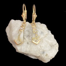 Oro Cal Gold Quartz Ears EN641D8Q/LB