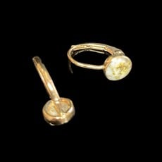 Oro Cal Gold Quartz Earrings ELBBZ6MMQ-(G4)