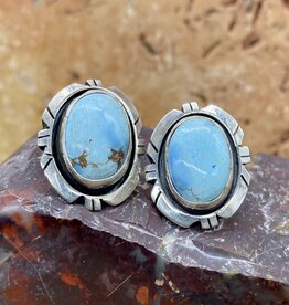 First American Traders Golden Hills Turquoise Post Earrings