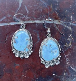 Rio Grande Wholesale Golden Hills Turquoise Drop Earrings