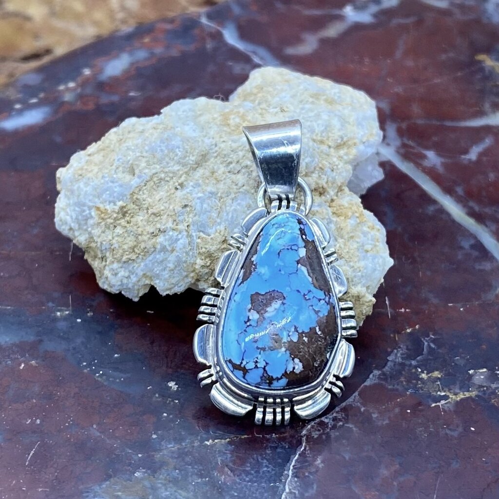 Rio Grande Wholesale Golden Hills Turquoise Pendant