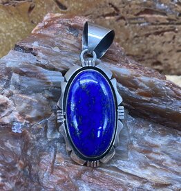 Oval Lapis Pendant