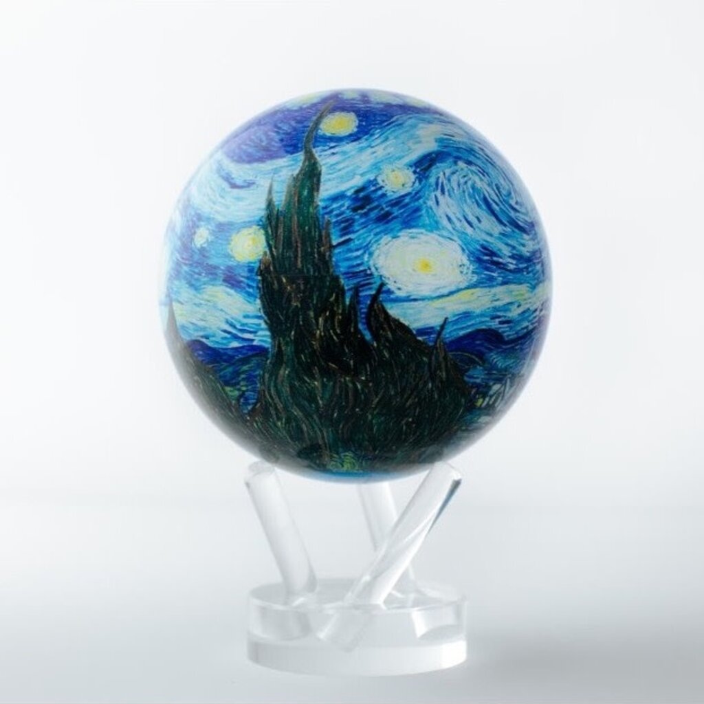 4.5" Globe Van Gogh Starry Night