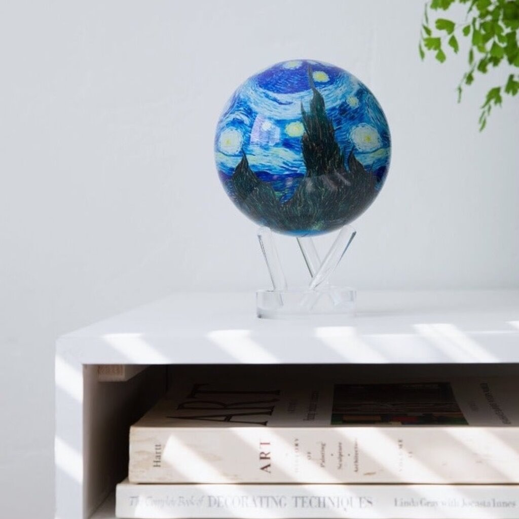 4.5" Globe Van Gogh Starry Night