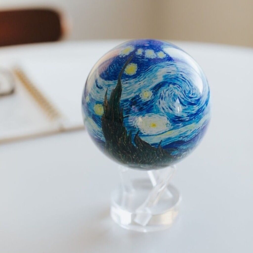 4.5" Globe Van Gogh Starry Night