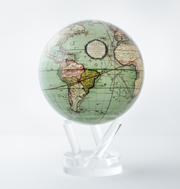 MOVA GLOBES 4.5" Globe Antique Terrestrail Green