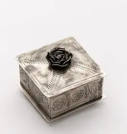 Small Stamped Rose Box