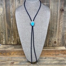 SILVER NUGGET Tyrone Turquoise Bolo