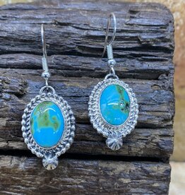 SUNWEST SILVER Sonoran Turquoise Earrings