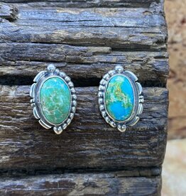 First American Traders Sonoran Turquoise Post Earrings
