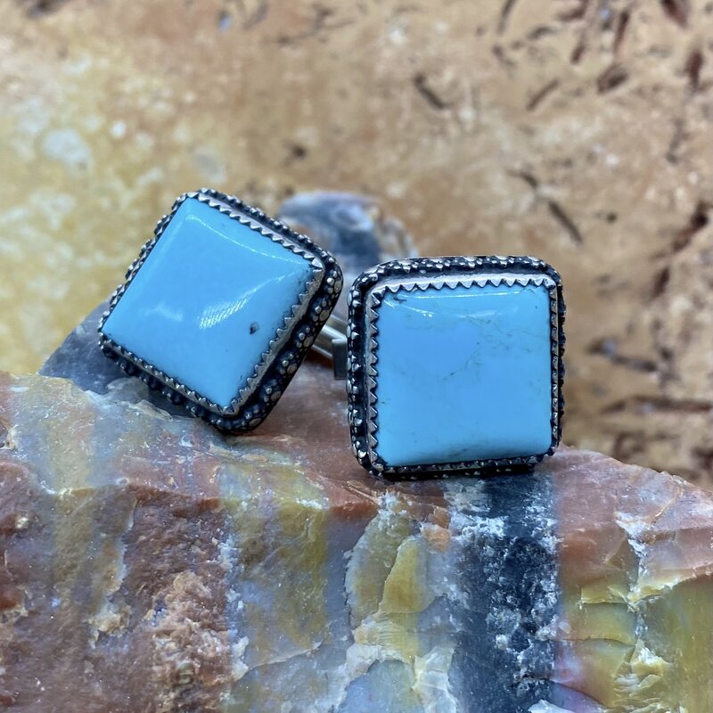 Turquoise Cufflinks, Navajo