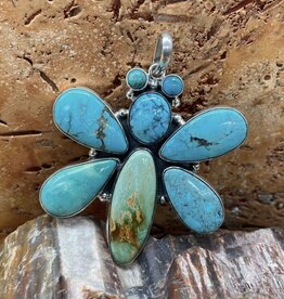 Federico Turquoise Butterfly Pendant
