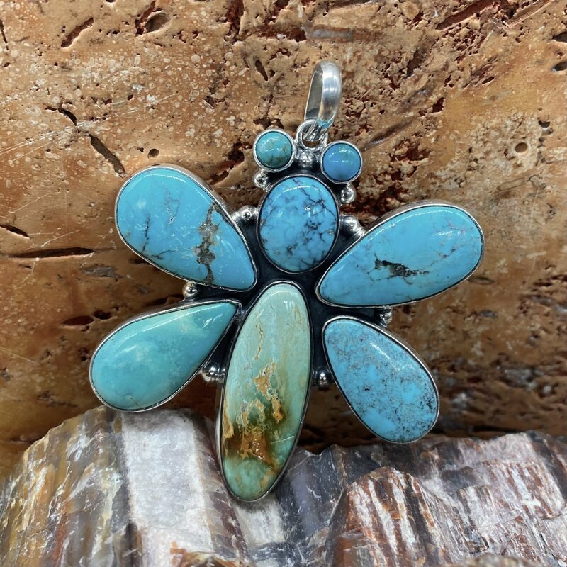 Federico Turquoise Butterfly Pendant