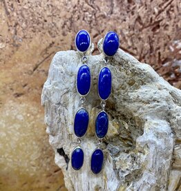 Federico 4 Stone Lapis Earrings