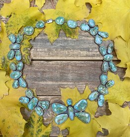 Federico Dragonfly Necklace (Old Man Mine) Turquoise
