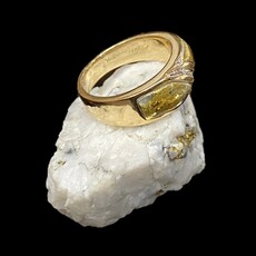 Oro-Cal Gold Quartz Ring RL610D10Q-(G4) - 5/.02CT - 6.5