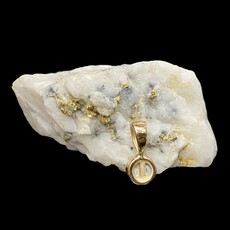 Gold Quartz Pendant PBZ5MMQX (G4)