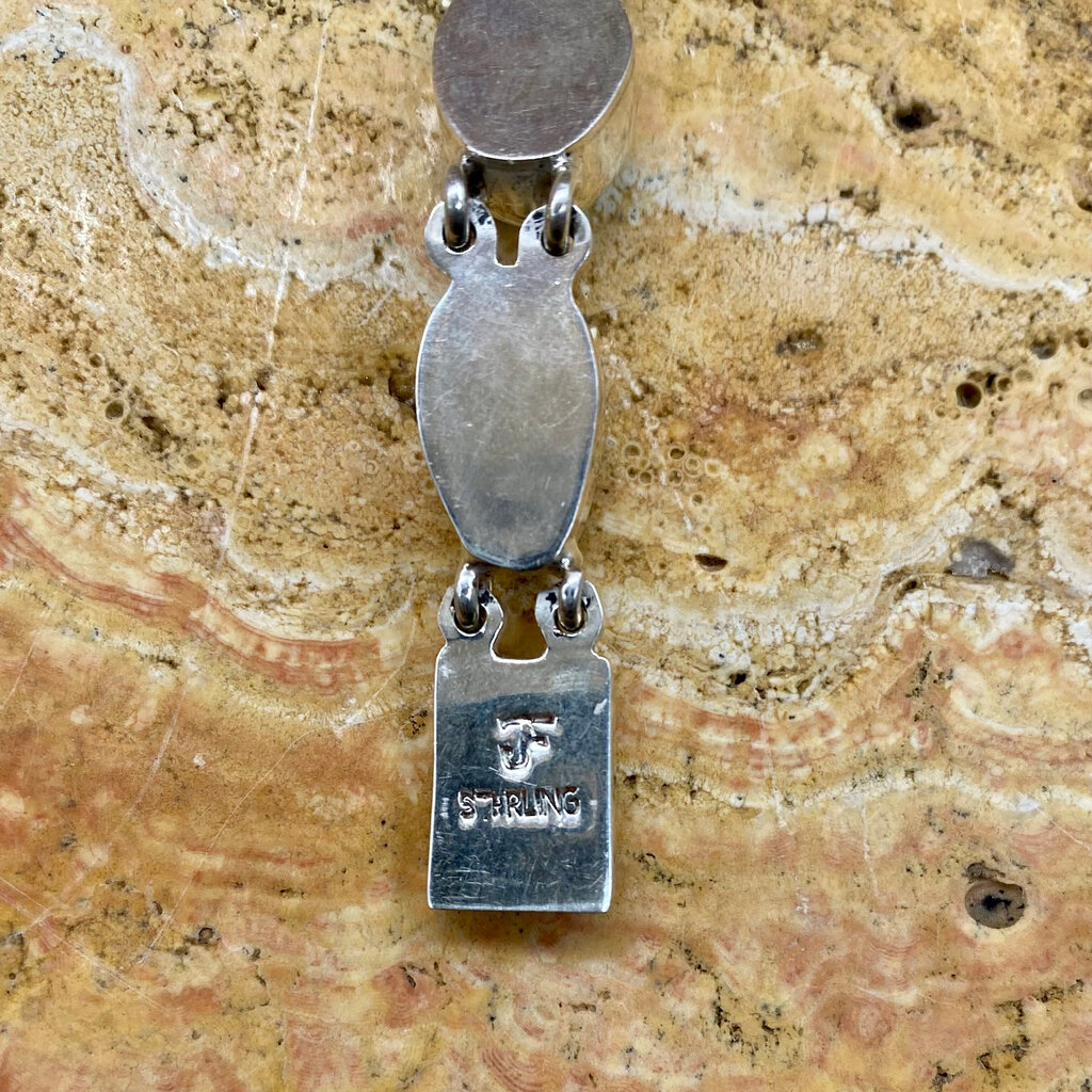 Federico 8 Stone Turquoise Link Bracelet 6.5"