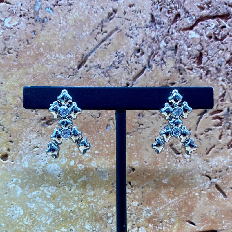 Liquid Metal Earrings ICE1-N
