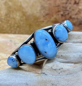 5 Stone Golden Hills Turquoise Bracelet