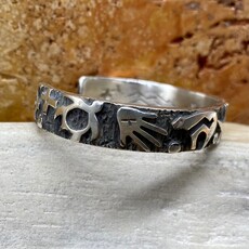 Silver bracelet by Alex Sanchez