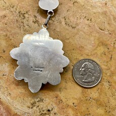 Dry Creek turquoise necklace w/ large pendant