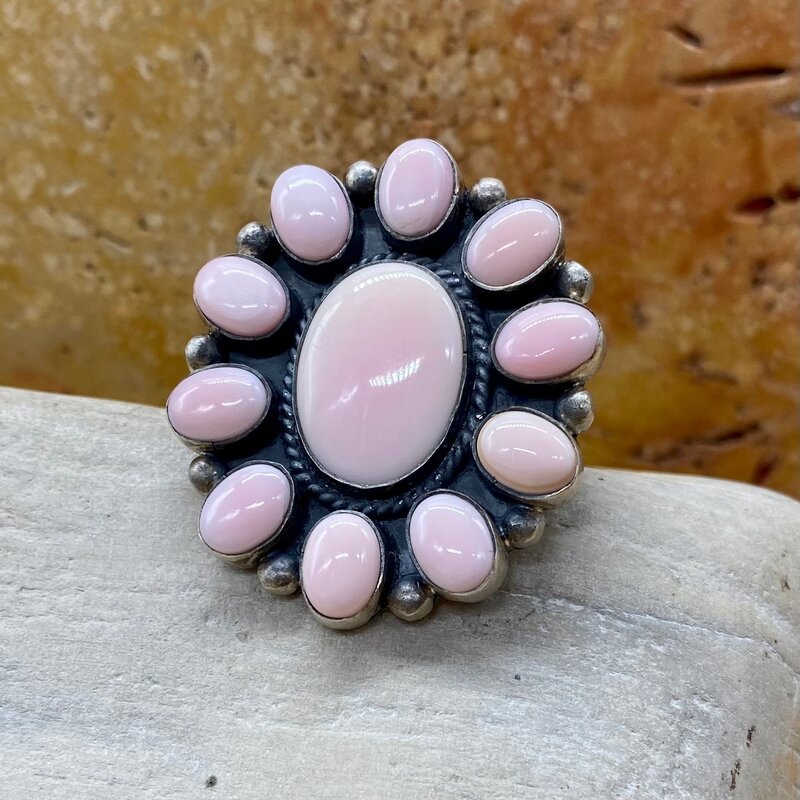 11 stone pink conch Shell by V.S. - 11 (adj.)