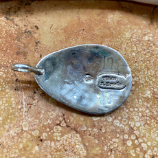 Teardrop Turquoise Pendant w/ Cross - Akee Douglas