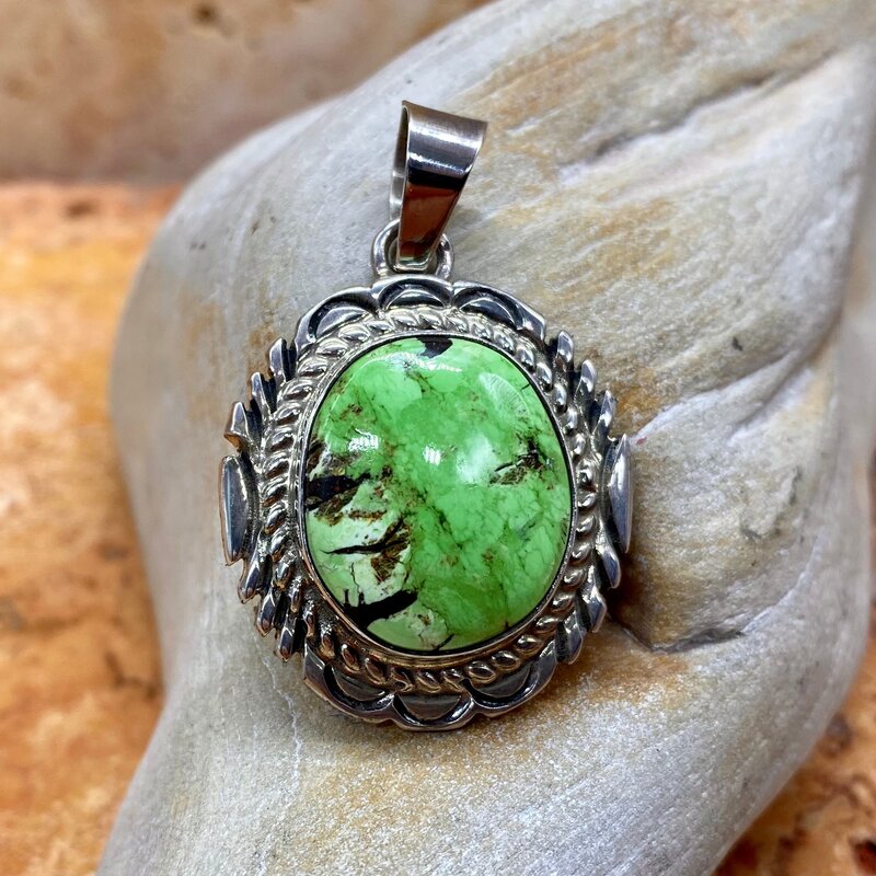 Gaspeite Pendant- Thomas Francisco
