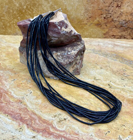 27" 10-Strand Jet Necklace