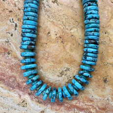 19" Wafer Turquoise  Necklace