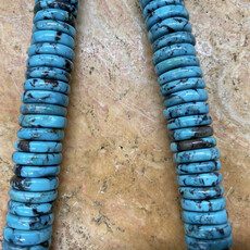 19" Wafer Turquoise  Necklace