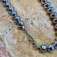 22"  Sterling Silver Beads Necklace/Earring Set