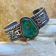 Oscar Alexius Royston Turquoise Cuff - 6.75"